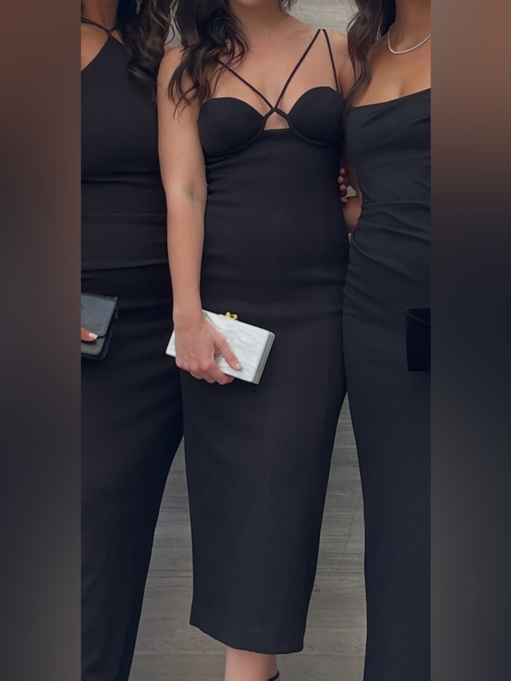 Misha Black Evening Kai Dress
